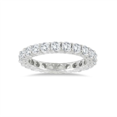 Eternity Band in Sterling Silver (Medium)